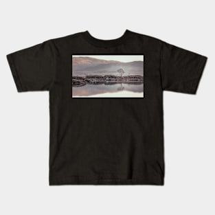 'Still Loch, Frosty Winter's Morning 2', Loch Rannoch, Glencoe. Kids T-Shirt